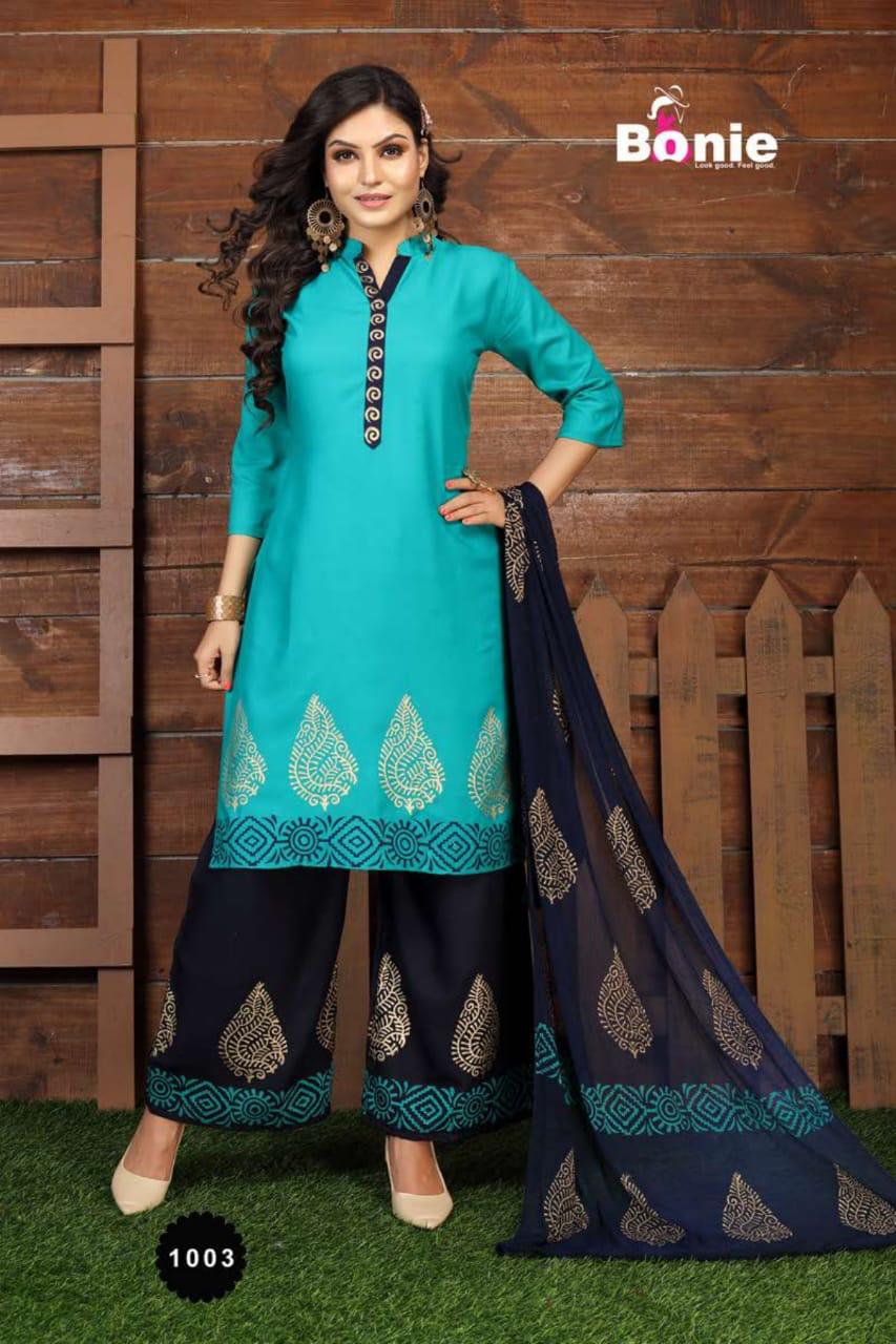 Bonie Aanandi 1 Latest Fancy Casual Wear Rayon Designe Readymade Collection